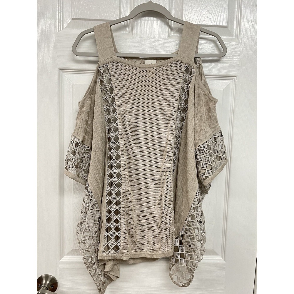 Chico's Womens Crochet Off-Sholder Pullover Coverup 2